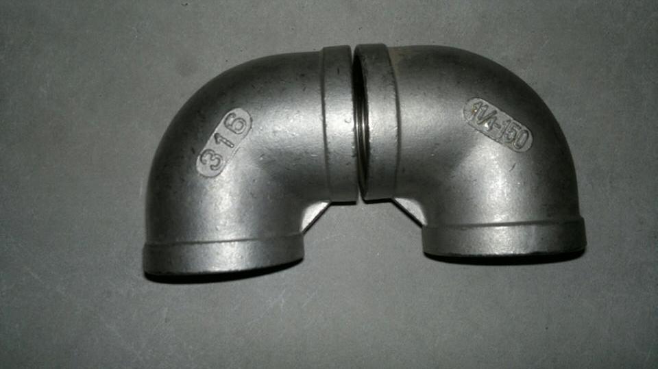 不锈钢316L内丝90度弯头 高性能内牙弯头在阀门系统中的关键应用